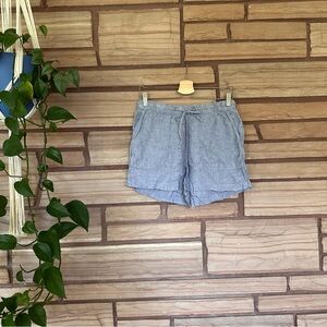 100% linen shorts